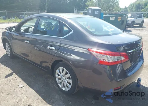 2013 Nissan Sentra Sv z USA, uszkodzony, nr VIN 3N1AB7AP8DL787956